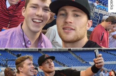 Le gamin qui a essayé de prendre un selfie avec Brandon Drury après sa folle prise la ...