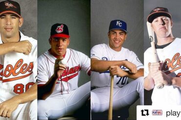 #TBT: #HotStove edition.  Pouvez-vous nommer ces joueurs? (via @playball) ...