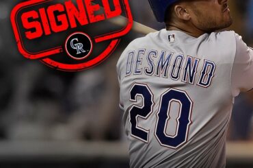 @Rockies signe un contrat de 5 ans avec INF / OF Ian Desmond. #Cuisinère chaude...