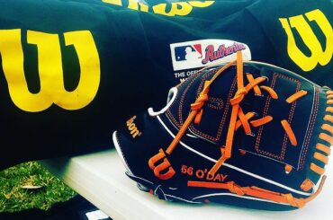 Darren O’Day récidive avec #Birdland avec ce CLEAN @wilsonballglove. #GloveDay ...