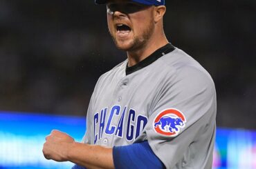 LHP Jon Lester pour sa sixième carrière #OpeningDay start, deuxième avec Chi ...