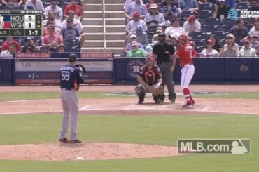 Cette prise n'est pas juste, George Springer. #Entraînement de printemps...