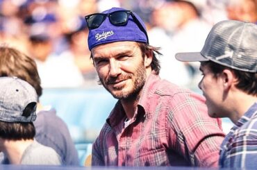 @davidbeckham and baseball est un combo. #CapsOn ...