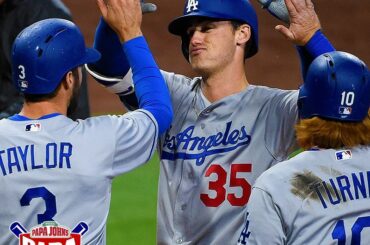 Première carrière en slam? Le curriculum vitae de Cody Bellinger est en train d’être superposé. #PapaSlam Avec la ...