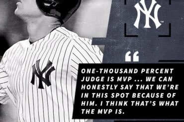 D'accord avec CC? @ Thejudge44 est-il le AL #MVP? ...