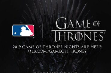 C’est tout pour #ForTheThrone.  La MLB et @GameofThrones sont de retour - et l'enjeu est bon ...