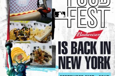 30 ballparks. 1 assiette. mlb.com/foodfest
#MLBFoodFest pres. par @budweiserusa ...