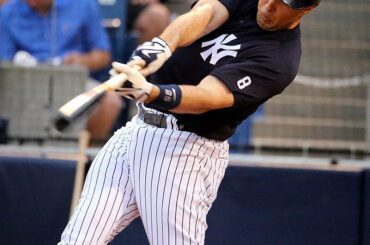 Mark Teixeira avec le swing doux. #Entraînement de printemps...