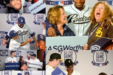 Ces fans étaient très heureux de rencontrer leurs joueurs #ASGWorthy! Quel jeu @MLB ...