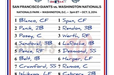 Peavy Strasbourg. @SFGiants. @Nationals. #NLDS Le premier match débute à 15h00 sur FO ...