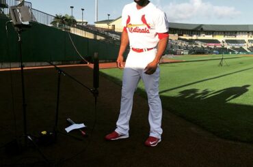 Jason Heyward a l'air tout frais dans son nouvel uniforme. #Entraînement de printemps...