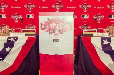 C'est l'heure! Regardez la conférence de presse All-Star sur @MLBNetwork, @ MLB.com.  #ASG, ...