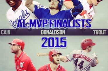 Les finalistes des prix AL et NL BBWAA #MVP ....