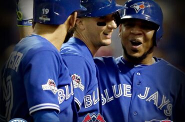 @bluejays se bat derrière la batte de # Tulo, force #ALDS Game 4 contre @rangers. #OwnOctobre ...