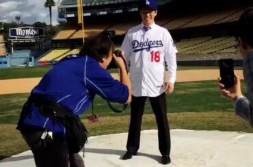 Sur le monticule comme un Dodger pour la première fois. #Maeda #Dodgers ...