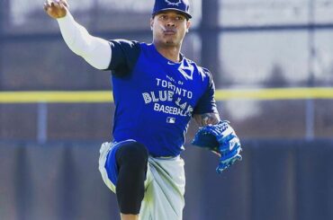 @BlueJays ace @ mstrooo6 au travail. #Entraînement de printemps...