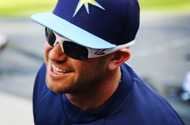 Longo est tout sourire avant le match #Rays de ce soir contre #Yankees ....