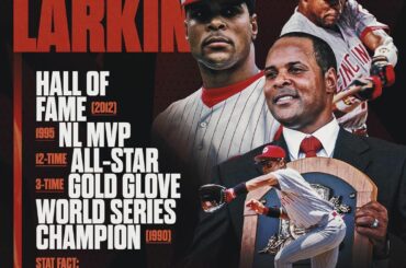 Barry Larkin était chaud avec la batte et doux avec le gant.  #Le mois de l'histoire noire...