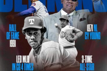 Fergie Jenkins était redoutable sur le monticule.  #Le mois de l'histoire noire...