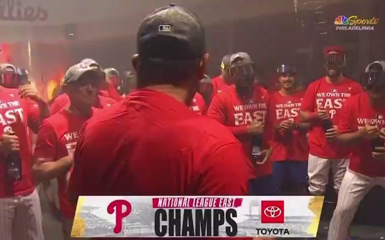 Le propriétaire des Phillies, John Middleton, après la victoire de l'équipe en tête de la division : « Je veux récupérer mon putain de trophée. »