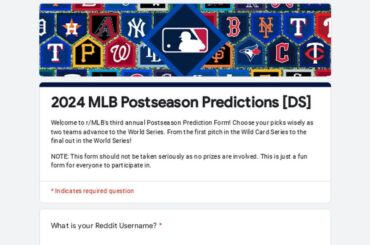 r/MLB - Prédictions des séries éliminatoires 2024 (Série de championnats)