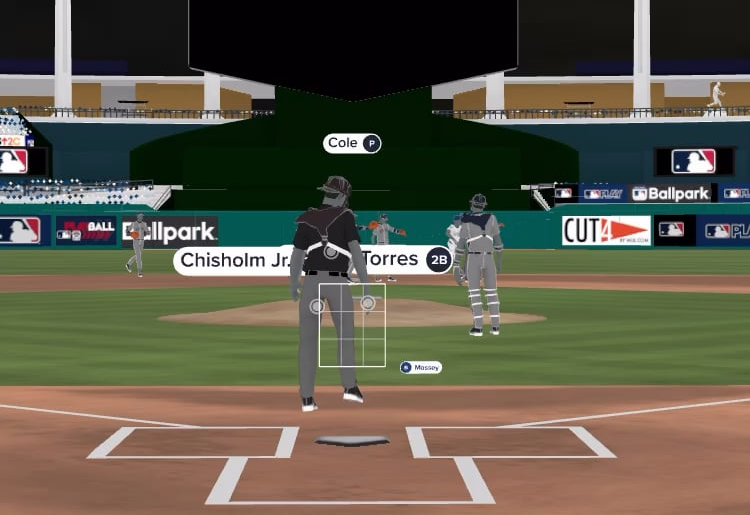 Problème du mode 3D de l'application MLB Gameday