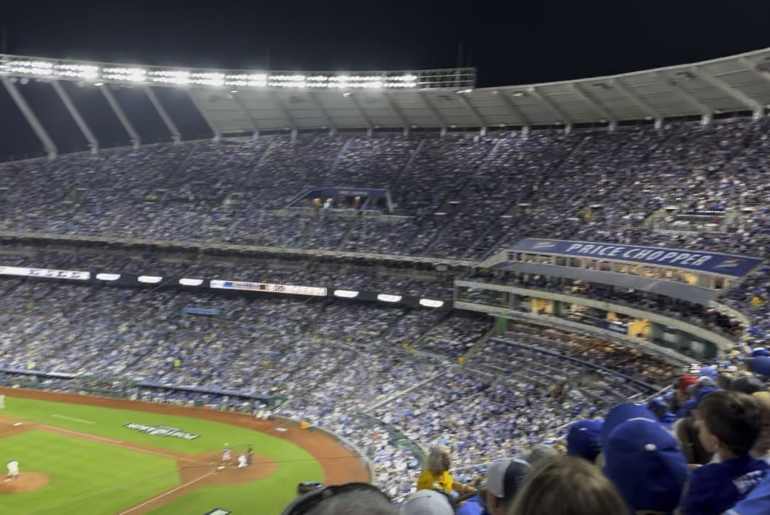 Hier soir au Kauffman Stadium - Kansas City