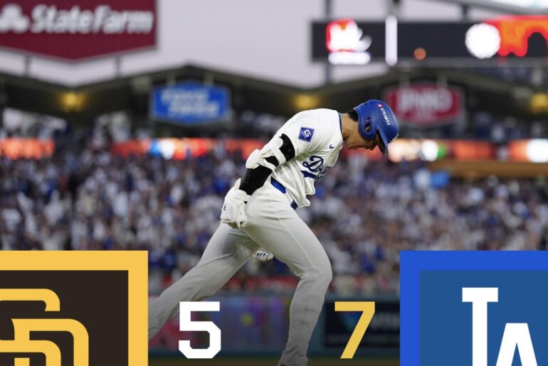 FINALE : Les Dodgers de Los Angeles remportent le premier match de la série NLDS 2024.